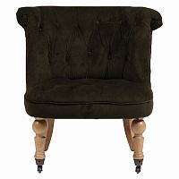 кресло amelie french country chair серо-коричневое в Нижнем Новгороде