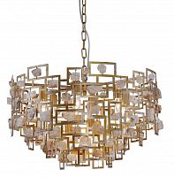 подвесная люстра crystal lux diego sp9 d600 gold в Нижнем Новгороде