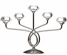 канделябр серебряный металлический на 5 свечей, 50 см в Нижнем Новгороде