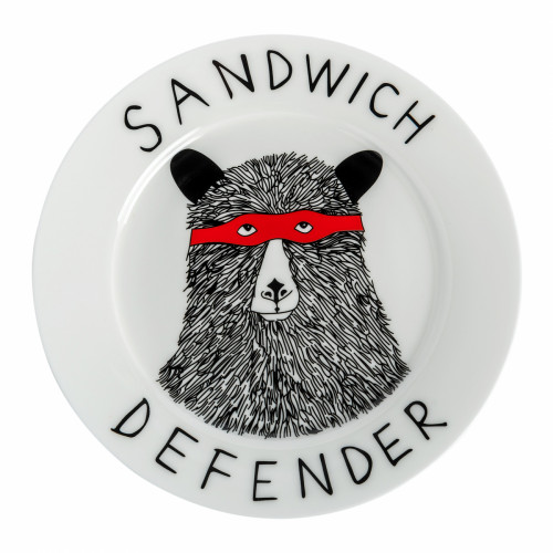 тарелка мишка в маске в Нижнем Новгороде