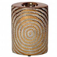 подсвечник керамический круглый с радиальным узором, 14,5 см в Нижнем Новгороде