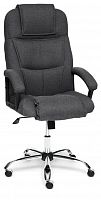 компьютерное кресло tetchair бергамо (крестовина хром, обивка ткань) для руководителя в Нижнем Новгороде