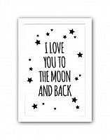 постер to the white moon and back а3 в Нижнем Новгороде