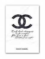 постер drink champagne. coco chanel а3 в Нижнем Новгороде