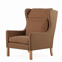 кресло wingback коричневый в Нижнем Новгороде