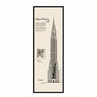 постер chrysler building черный в Нижнем Новгороде