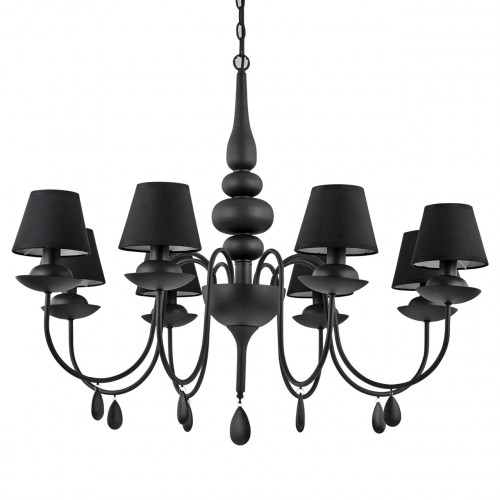 подвесная люстра ideal lux blanche sp8 nero в Нижнем Новгороде