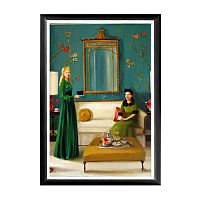 арт-постер «заговорщицы» в Нижнем Новгороде