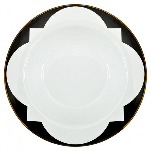 тарелка суповая 21 см черно-белая в Нижнем Новгороде