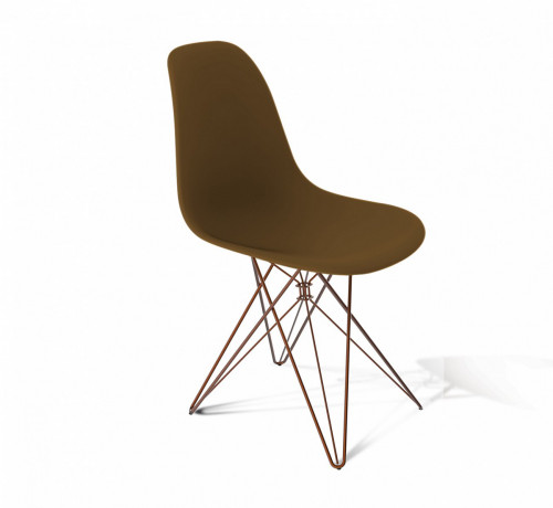 стул dsr коричневый s50 (eames style) в Нижнем Новгороде