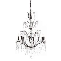 люстра maria theresa grande 8 lamps чёрная, прозрачная в Нижнем Новгороде