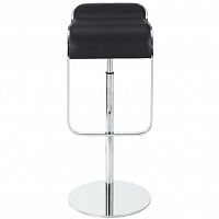 барный стул lem style piston stool черная кожа в Нижнем Новгороде