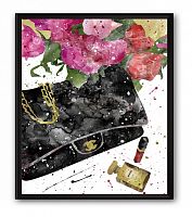 постер сумка чёрная chanel а4 в Нижнем Новгороде