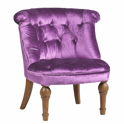 кресло sophie tufted slipper chair лиловое в Нижнем Новгороде