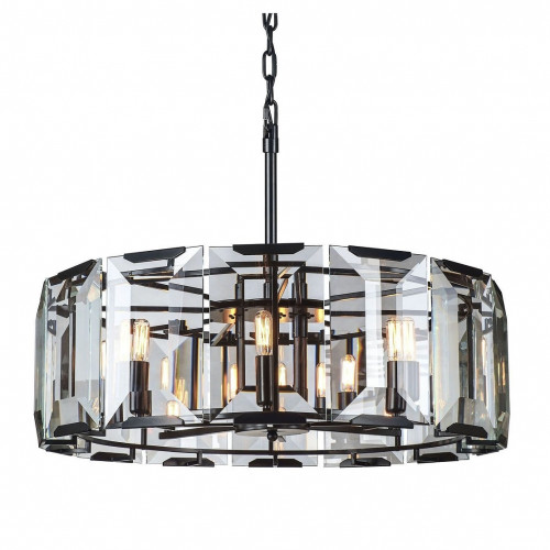 люстра harlow round d75 черное основание, прозрачное стекло в Нижнем Новгороде