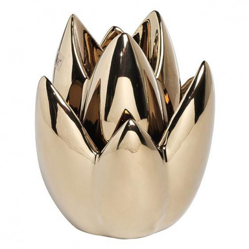 подсвечник золотой 11x11x14.5 см в Нижнем Новгороде