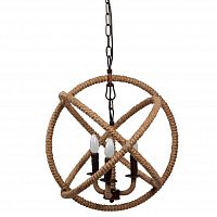 люстра foucault's orb rustic iron бежевая, коричневая в Нижнем Новгороде