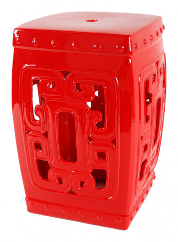 керамический столик-табурет oriental stool red в Нижнем Новгороде