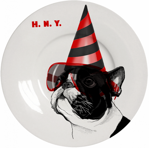 тарелка новогодний щенок. №4 в Нижнем Новгороде