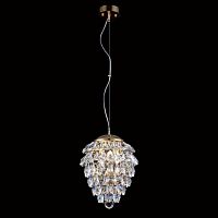 подвесной светильник crystal lux charme sp3+3 led gold/transparent в Нижнем Новгороде