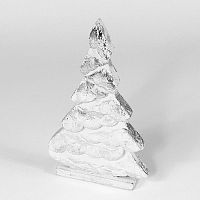 украшение новогоднее на подставке ель серебряная snow tree, 22х11х5 см в Нижнем Новгороде