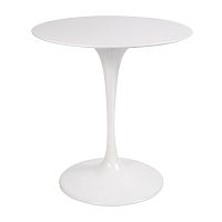 стол eero saarinen style tulip table top mdf d70 глянцевый белый в Нижнем Новгороде