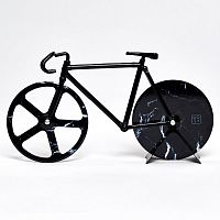нож для пиццы из нержавеющей стали the fixie, черный мрамор в Нижнем Новгороде