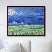 картина: wheatfields under thunderclouds, 1890г. в Нижнем Новгороде