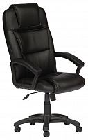 компьютерное кресло tetchair бергамо (крестовина пластик, обивка кож/зам) для руководителя в Нижнем Новгороде