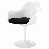 стул eero saarinen style tulip armchair черная подушка в Нижнем Новгороде