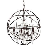 люстра foucault's orb crystal (45*45*40) коричневая в Нижнем Новгороде