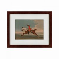 картина: chestnut racehorse exercised by a trainer, 1730 в Нижнем Новгороде