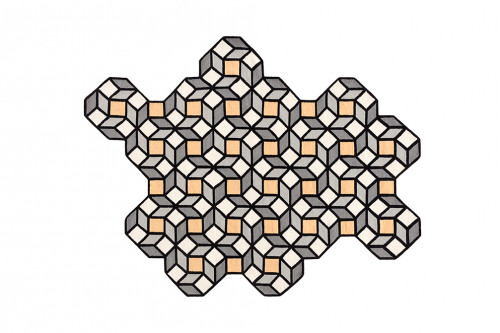 ковер parquet rhomb yellow 314x195 от gan в Нижнем Новгороде