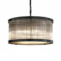 люстра essex crystal 68 черное основание, прозрачное стекло черное основание, прозрачное стекло в Нижнем Новгороде