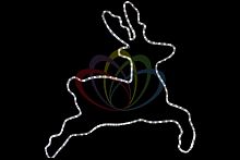 фигура бегущий олень белый 87x84 см в Нижнем Новгороде