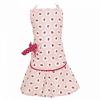 детский фартук w/bow strawberry pale pink в Нижнем Новгороде