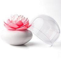 контейнер для хранения ватных палочек lotus белый-розовый в Нижнем Новгороде
