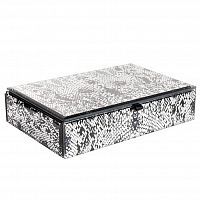 шкатулка для украшений кобра серая 23x15x5 см в Нижнем Новгороде