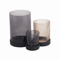 подсвечник стеклянный на 3 свечи, 14 см в Нижнем Новгороде