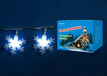 светодиодная гирлянда «снежинки-2» 700см (07935) uniel uld-s0700-050/dta white ip20 snowflakes-2 в Нижнем Новгороде