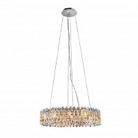 подвесная люстра crystal lux lirica sp10 d610 chrome в Нижнем Новгороде