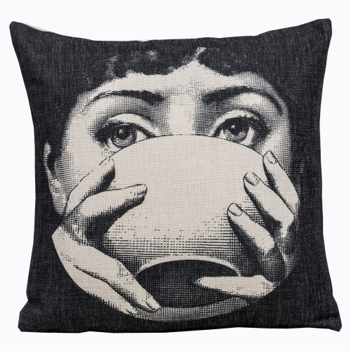 арт-подушка tea time fornasetti в Нижнем Новгороде