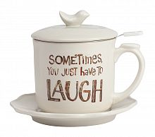 чайный набор sometimes you just have to laugh в Нижнем Новгороде