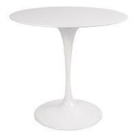 стол eero saarinen style tulip table top mdf d80 глянцевый белый в Нижнем Новгороде