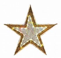 светодиодная фигура звезда бархатная с постоянным свечением 61см в Нижнем Новгороде