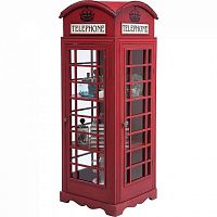 шкаф-витрина london telephone красный в Нижнем Новгороде