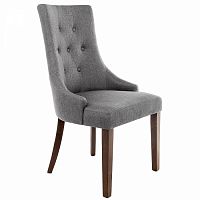 стул деревянный elegance dark walnut / fabric grey в Нижнем Новгороде