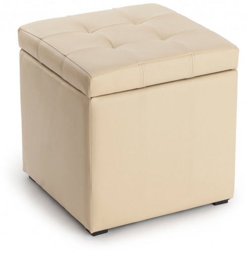 пуф шарм-дизайн люкс с ящиком беж в Нижнем Новгороде