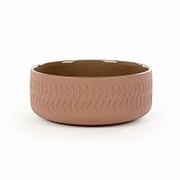 тарелка tactile диаметр 15 коричневый в Нижнем Новгороде