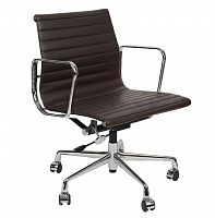 кресло eames style кофейная кожа в Нижнем Новгороде